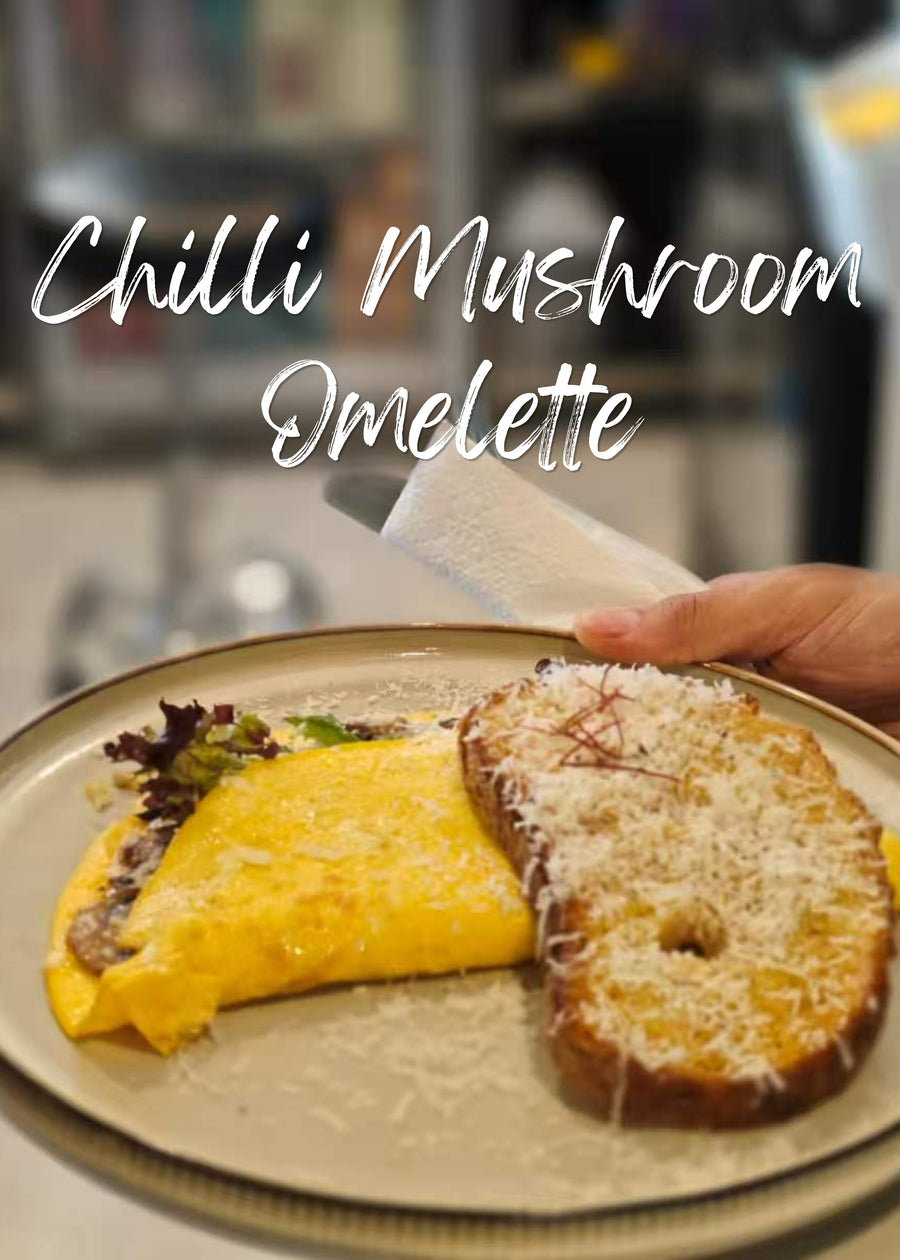 Chilli Mushroom Omelette