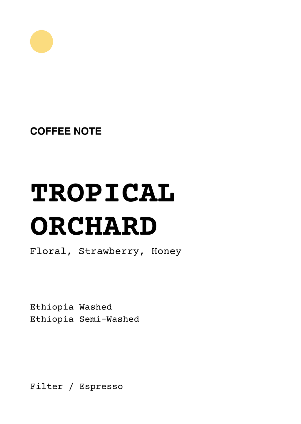 Trpical Orchard